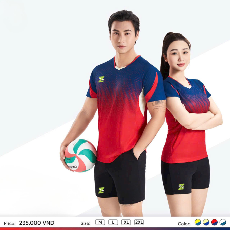 Áo bóng chuyền tự thiết kế